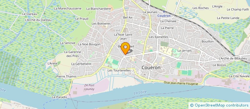 localisation de l'entreprise LOIRE HABITAT à COUERON