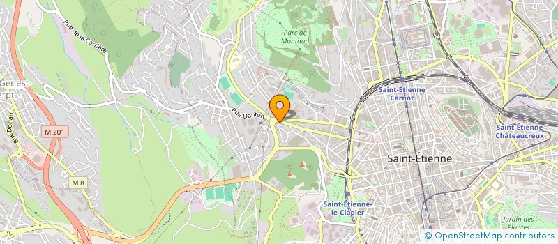 localisation de l'entreprise LOIRE HARMONIES  SAINT-ETIENNE