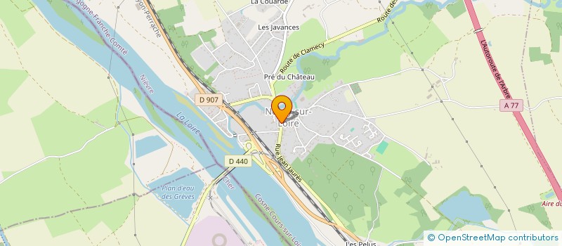 localisation de l'entreprise LOIRE IMMOBILIER à NEUVY-SUR-LOIRE
