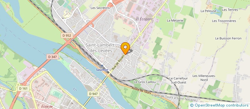 localisation de l'entreprise LOIRE IMPRESSION à DISTRE