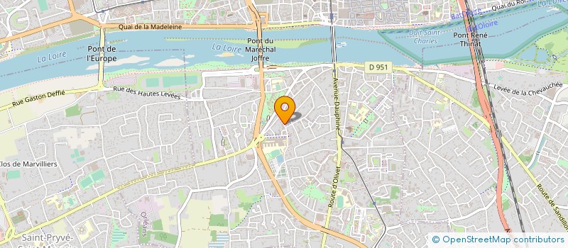localisation de l'entreprise LOIRE INVEST à ORLEANS