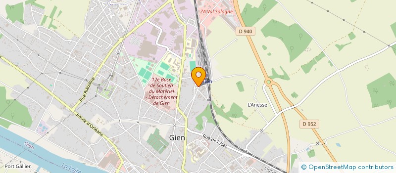 localisation de l'entreprise LOIRE INVESTISSEMENTS CPV à GIEN