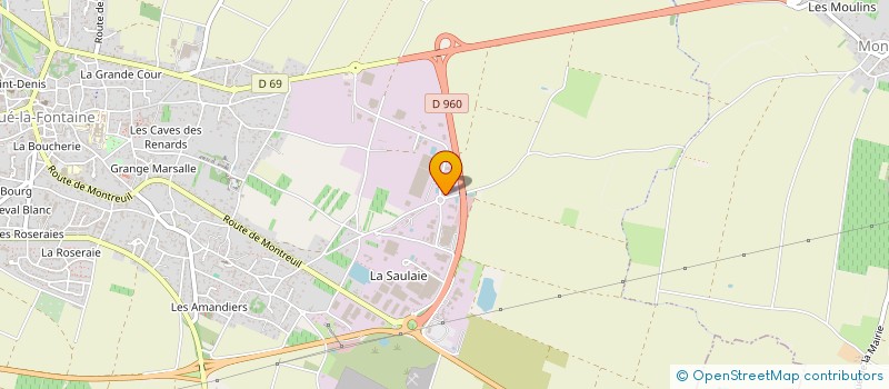 localisation de l'entreprise LOIRE JARDIN SERVICE  DOUE-EN-ANJOU