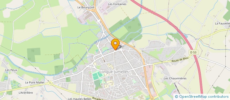 localisation de l'entreprise LOIRE JPC à LONGUE-JUMELLES