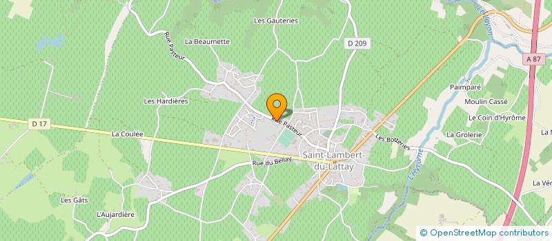 localisation de l'entreprise LOIRE-LAYON DISTRIBUTION à VAL-DU-LAYON