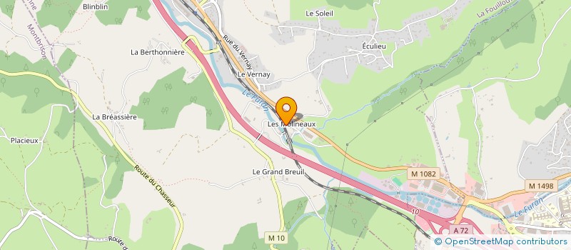 localisation de l'entreprise LOIRE MACHINES  LA FOUILLOUSE