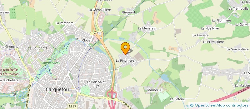 localisation de l'entreprise LOIRE MATERIEL DIFFUSION  CARQUEFOU