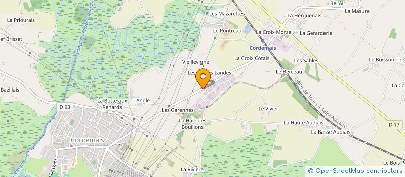 localisation de l'entreprise LOIRE MECANIQUE PLAISANCE à CORDEMAIS
