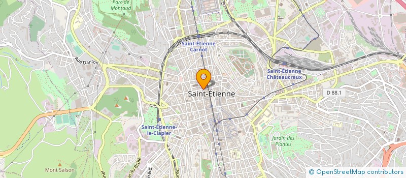 localisation de l'entreprise LOIRE MEDIA  SAINT-ETIENNE