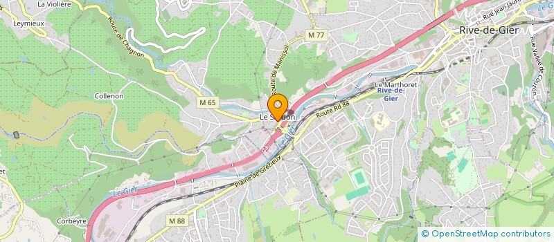 localisation de l'entreprise LOIRE MICRO INFORMATIQUE à GENILAC