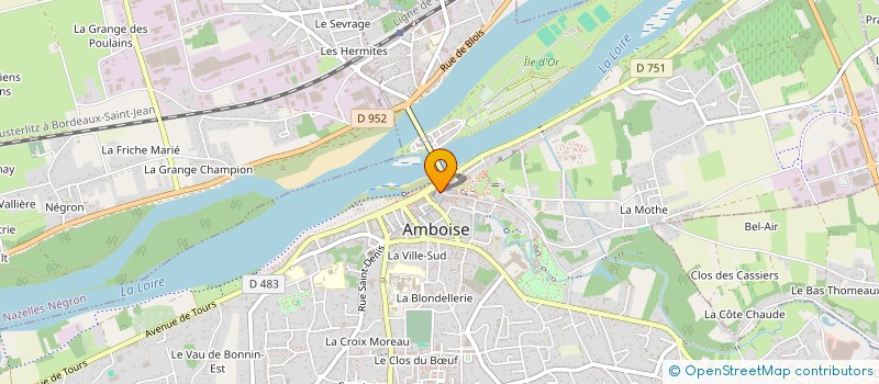 localisation de l'entreprise LOIRE MIMO  AMBOISE