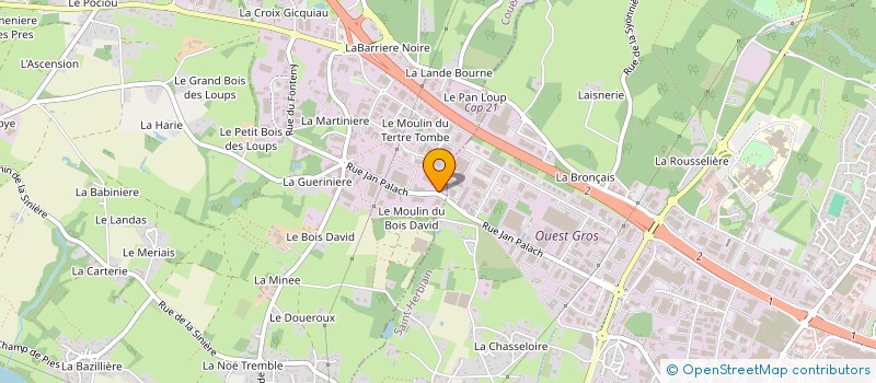 localisation de l'entreprise LOIRE OCEAN ARMATURES à COUERON