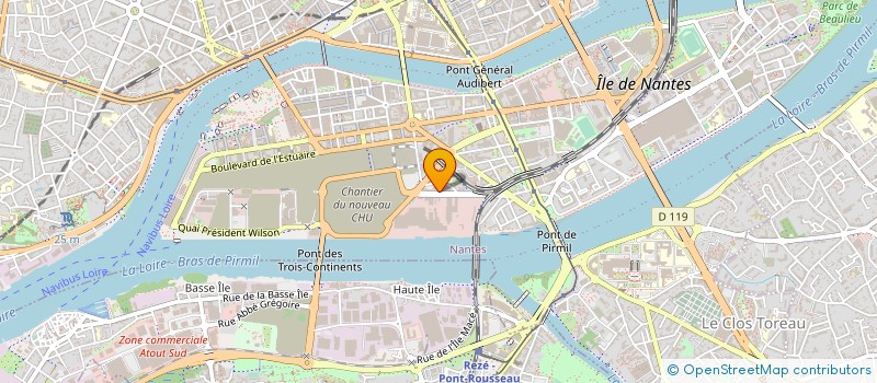 localisation de l'entreprise LOIRE OCEAN FRUITS à NANTES
