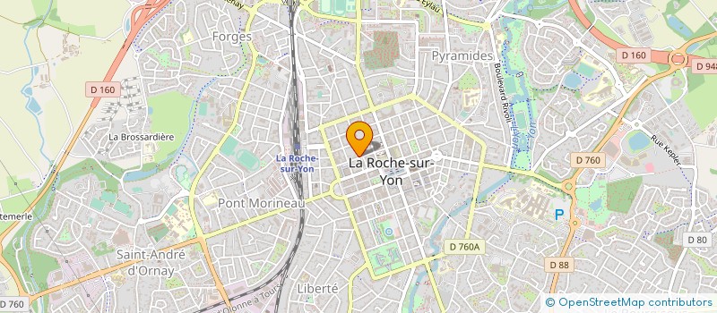 localisation de l'entreprise LOIRE OCEAN GROUPES à LA ROCHE-SUR-YON