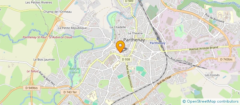 localisation de l'entreprise LOIRE OCEAN IMMOBILIER à PARTHENAY