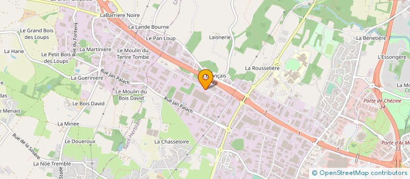 localisation de l'entreprise LOIRE OCEAN MANUTENTION  SAINT-HERBLAIN