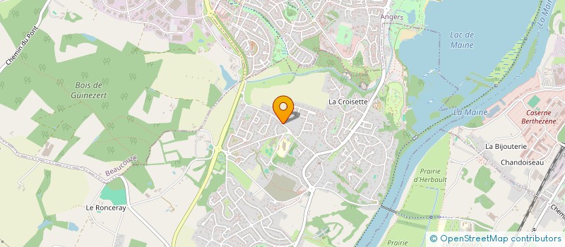 localisation de l'entreprise LOIRE OENOLOGIE PROMOTION  BOUCHEMAINE