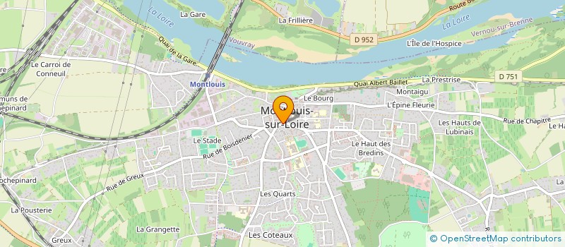 localisation de l'entreprise LOIRE OPTIQUE  MONTLOUIS-SUR-LOIRE