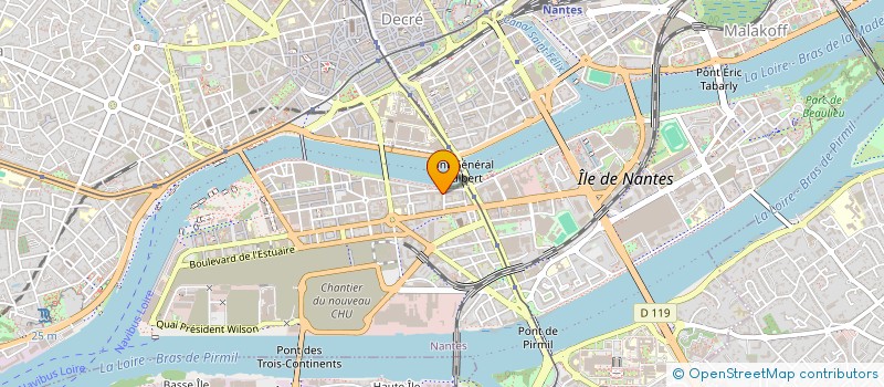 localisation de l'entreprise LOIRE POUR TOUS à NANTES