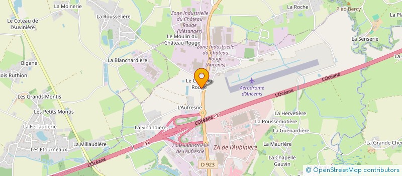 localisation de l'entreprise LOIRE PREFA à ANCENIS-SAINT-GEREON