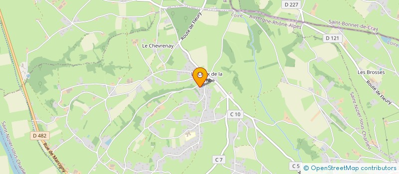 localisation de l'entreprise LOIRE PROTECTION à SAINT-NIZIER-SOUS-CHARLIEU