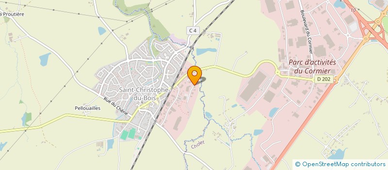 localisation de l'entreprise LOIRE RENOVATION  SAINT-CHRISTOPHE-DU-BOIS