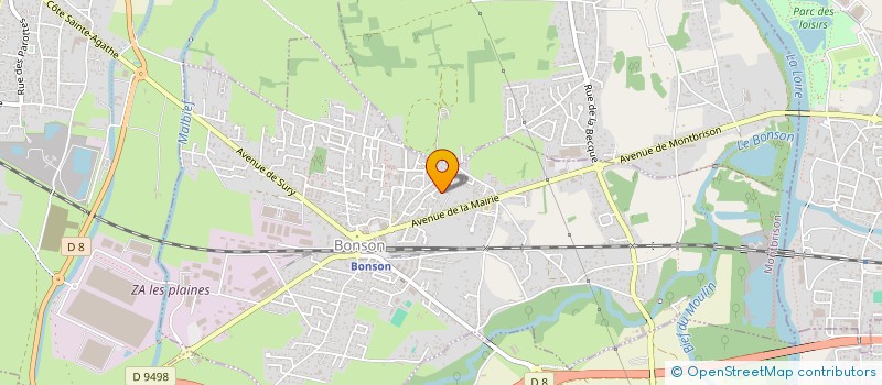 localisation de l'entreprise LOIRE SERVICE BURO à BONSON
