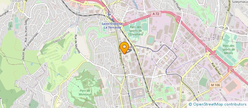 localisation de l'entreprise LOIRE SERVICE ENVIRONNEMENT à SAINT-ETIENNE