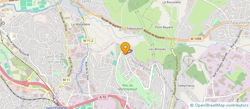 localisation de l'entreprise LOIRE SERVICES NETTOYAGE à SAINT-ETIENNE