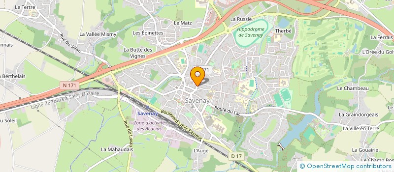 localisation de l'entreprise LOIRE & SILLON SERVICES A DOMICILE  SAVENAY