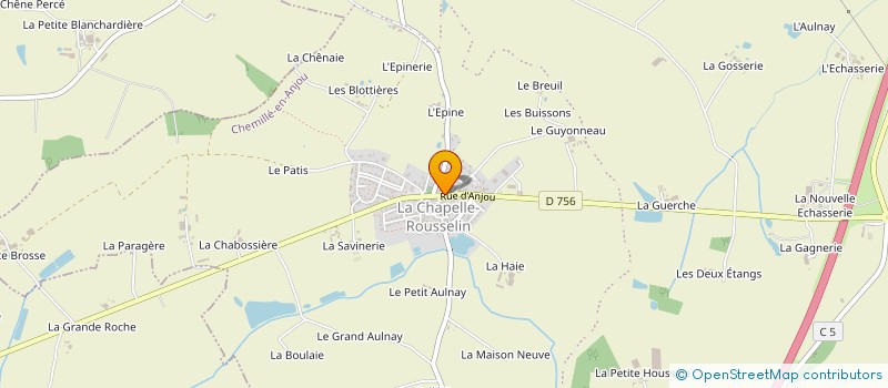 localisation de l'entreprise LOIRE SOFICO  CHEMILLE-EN-ANJOU