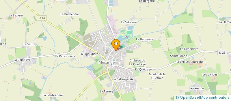 localisation de l'entreprise LOIRE SUSHI  MESANGER