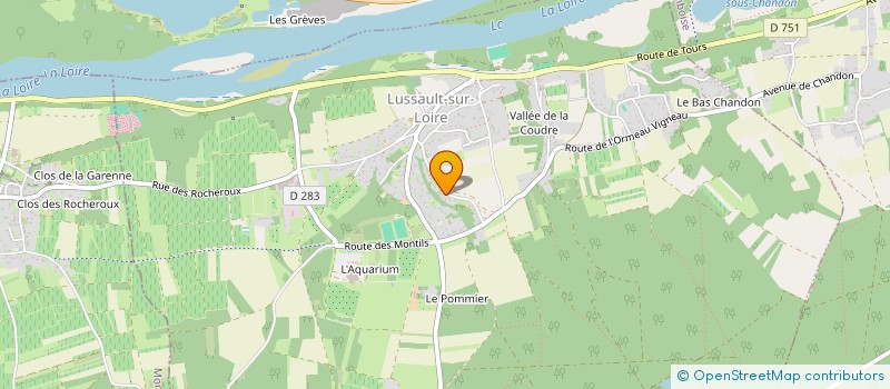 localisation de l'entreprise LOIRE-TOUCH  LUSSAULT-SUR-LOIRE