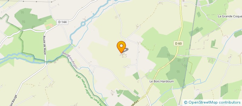 localisation de l'entreprise LOIRE TRAVAUX BATIMENT  BAUGE-EN-ANJOU