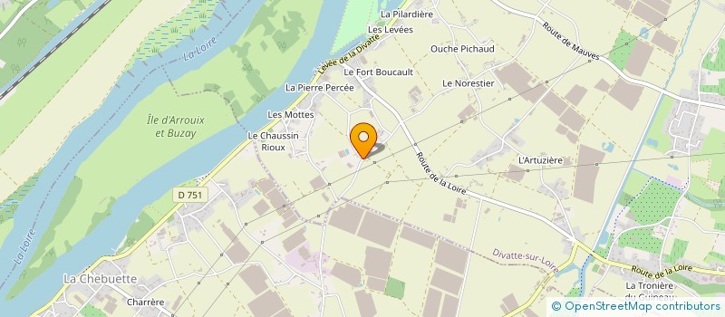 localisation de l'entreprise LOIRE VALLEE F&L à DIVATTE-SUR-LOIRE