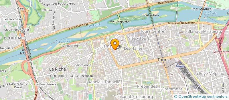 localisation de l'entreprise LOIRE VALLEE PATRIMOINE  TOURS