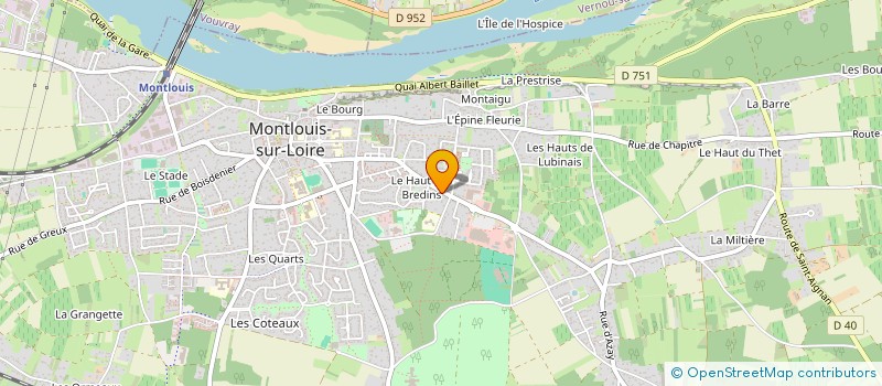 localisation de l'entreprise LOIRE VALLEY BUSINESS EDUCATION  MONTLOUIS-SUR-LOIRE