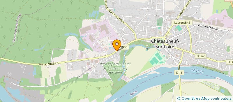 localisation de l'entreprise LOIRE VALLEY SERVICES  CHATEAUNEUF-SUR-LOIRE
