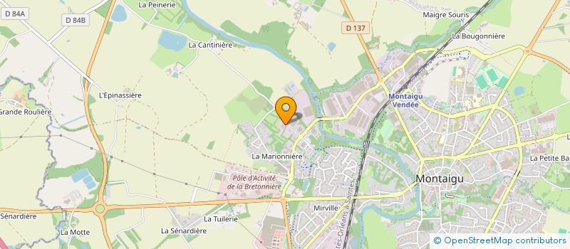 localisation de l'entreprise LOIRE VENDEE INFRASTRUCTURES à MONTAIGU-VENDEE