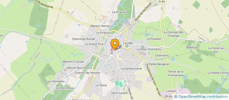 localisation de l'entreprise LOIRET ARCH'CONCEPT à LORRIS