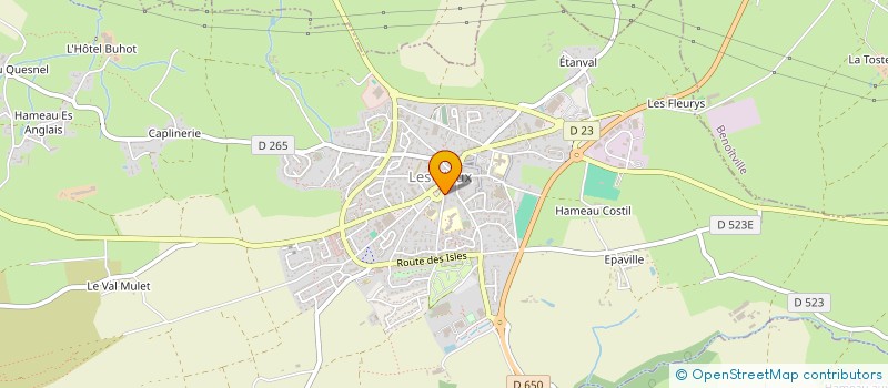 localisation de l'entreprise LOIRET CHRISTOPHE ET CIE à LES PIEUX