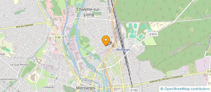 localisation de l'entreprise LOIRET CONSTRUCTION SARL à CHALETTE-SUR-LOING