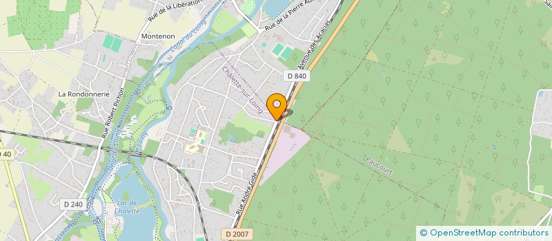 localisation de l'entreprise LOIRET EXPRESS à CHALETTE-SUR-LOING