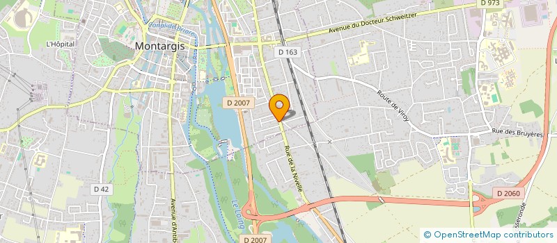 localisation de l'entreprise LOIRET FORESTIERE à MONTARGIS
