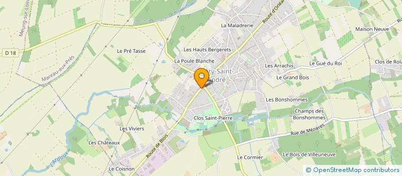 localisation de l'entreprise LOIRET HABITAT SERVICES  CLERY-SAINT-ANDRE