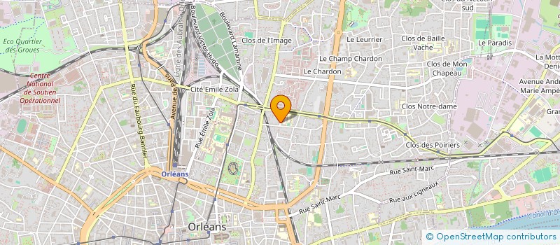localisation de l'entreprise LOIRET NETTOYAGE SARL à ORLEANS