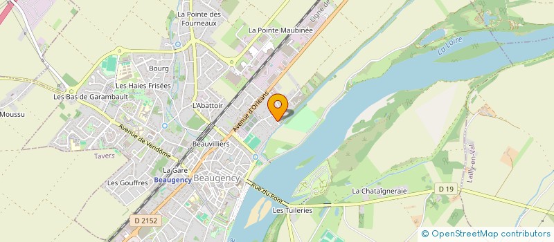 localisation de l'entreprise LOIRET PERIGORD  BEAUGENCY