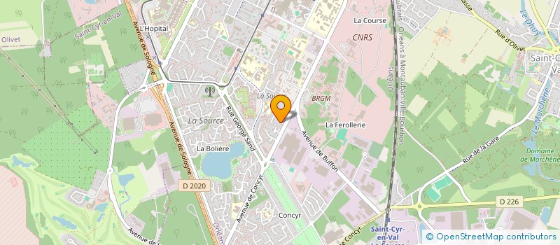 localisation de l'entreprise LOIRET SOLIDARITE ENFANTS D'AFRIQUE à ORLEANS