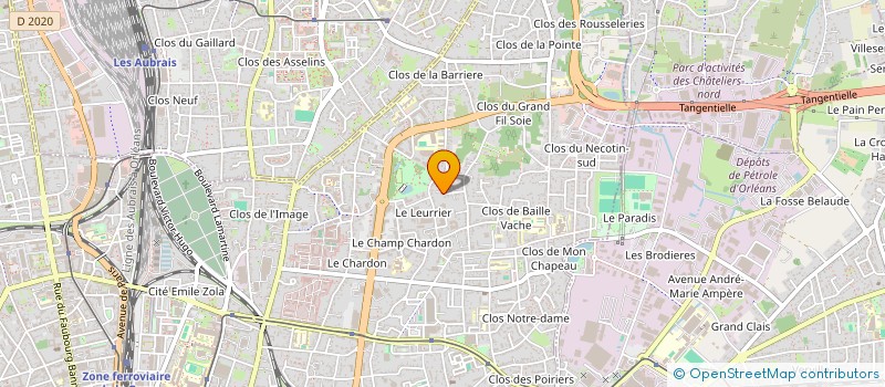 localisation de l'entreprise LOIRET TRANSPORTS à ORLEANS