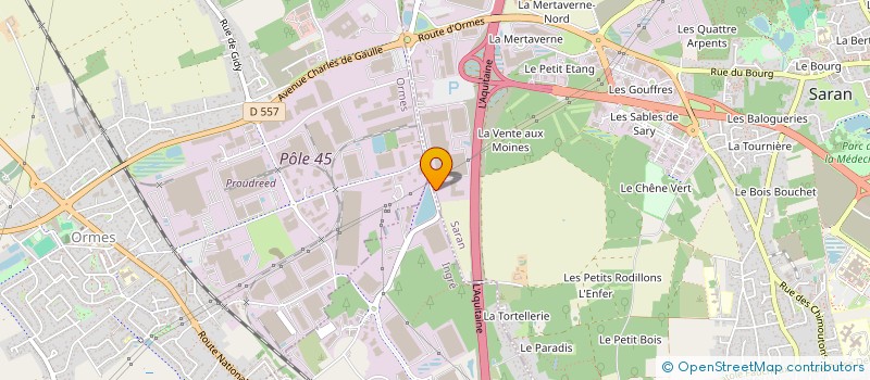 localisation de l'entreprise LOIRET TRUCKS ETS DOURS  SARAN